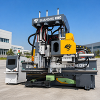 Machine CNC robuste pour portes en bois avec broche rotative à 360°, convoyeur automatique, équipement de fabrication de portes sur mesure OEM, certifiée CE