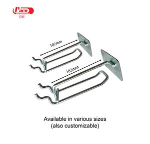 Plaque métallique d'alimentation d'usine <span class=keywords><strong>crochet</strong></span> de balayage de fil Pegbaord étiquette de prix <span class=keywords><strong>crochet</strong></span> d'affichage de panneau perforé pour l'affichage de magasin - Product Image 3