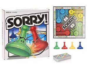 ขออภัย, บอร์ดเกม, เกมเดสก์ท็อปภาษาอังกฤษ, ปาร์ตี้แบบโต้ตอบระหว่างพ่อแม่ลูก, หมากรุกแบบสบายๆ, ขออภัย, เกมคลาสสิก - Product Image 4