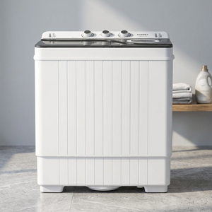 KUPPET Twin Tub <b>Washer</b> >12.0 kg Capacity Automatic Electric All-In-One <b>Washer</b>/Dryer Portable Household Washing Machine - Product Image 2