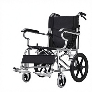 Fauteuil roulant manuel pliable léger de haute qualité avec cadre robuste pour les <span class=keywords><strong>personnes</strong></span> âgées et les <span class=keywords><strong>personnes</strong></span> handicapées, pour les déplacements quotidiens - Product Image 1