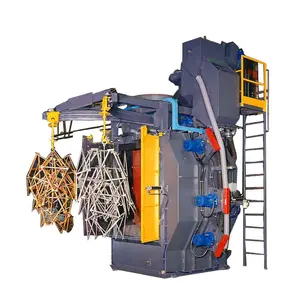 High efficiency hook type shot blasting machine/sand blasting machine/wheel blasting machine