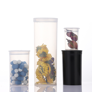 Conteneur en plastique anti-odeur scellé vide produits secs médicament pilule <span class=keywords><strong>Pop</strong></span> Top flacon avec bouchon résistant enfant Squeeze - Product Image 3