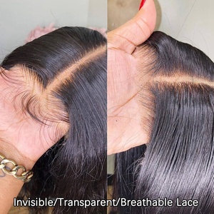 Wholesale HD Lace Frontal <b>Wig</b> for Black Women Natural Color Short bob <b>Wigs</b> Human Hair Lace Front Glueless Raw <b>Deep</b> <b>Wave</b> bob <b>Wig</b> - Product Image 4
