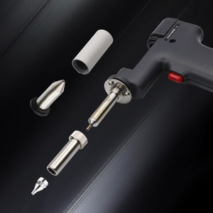 Pistola desoldadora rápida 201B, punta cónica de acero inoxidable de alta frecuencia digital para eliminación de uniones de soldadura de placas de circuitos - Product Image 1