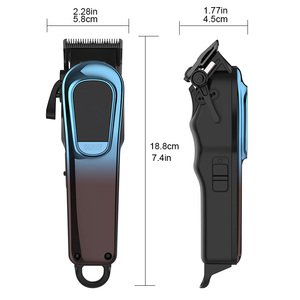 Cheveux électriques rechargeables USB Type-C pour <span class=keywords><strong>tondeuse</strong></span> avec grand affichage numérique Lame de <span class=keywords><strong>coupe</strong></span> de cheveux multi-usages en acier inoxydable - Product Image 4