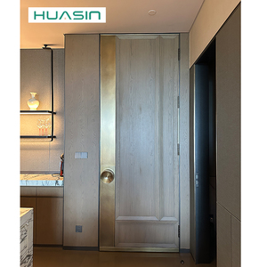 أبواب داخلية خشبية صلبة مخصصة من هواسين للحمامات والمداخل والفلل - تصميم عصري مقاوم للماء مع ضمان لمدة 5 سنوات - Product Image 2