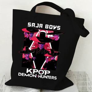 Sac de voyage en toile <span class=keywords><strong>pour</strong></span> étudiant, grand format, style dessin animé PP, motif Kpop Devil Hunter, collection 2026 - Product Image 1
