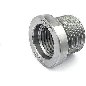 Adaptateur de broche de tour en acier inoxydable, conversion de filetage mâle à femelle 1-1/2 X 8 Tpi à 1-1/4 X 8 Tpi pour le travail du bois - Product Image 2