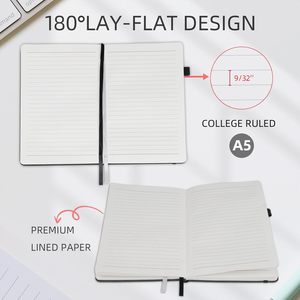 Cuaderno <span class=keywords><strong>de</strong></span> tapa dura <span class=keywords><strong>de</strong></span> PU A5 con logotipo personalizado, banda <span class=keywords><strong>el</strong></span>ástica, <span class=keywords><strong>diario</strong></span> forrado con bolígrafo, registro <span class=keywords><strong>de</strong></span> reuniones, proveedor <span class=keywords><strong>de</strong></span> negocios empresariales - Product Image 4