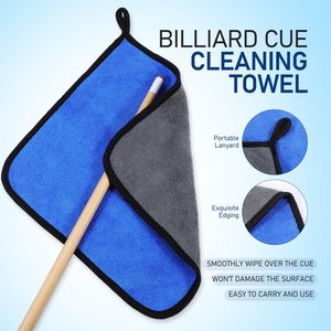 Chiffon de polissage pour queue de billard Toddmomy, en microfibre, nettoyeur de fût de snooker pour l'entretien des queues de billard, durable et résistant à l'eau - Product Image 3