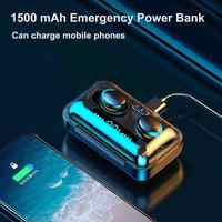 Audífonos Inalámbricos Bluetooth F9 5c, Resistentes al Agua, con Banco de Energía, Pantalla LED, para Deportes y Juegos, al Precio Más Bajo