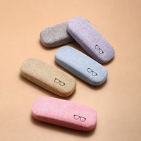 Étui à lunettes optiques minimaliste multicolore tendance avec motif personnalisé, boîte de rangement pour lunettes en gros