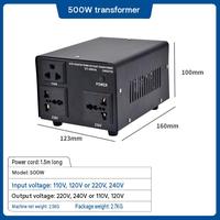 Transformateur de tension élévateur et abaisseur 500W-3000W, double usage 110V/220V, convertisseur de tension pour voyage et maison