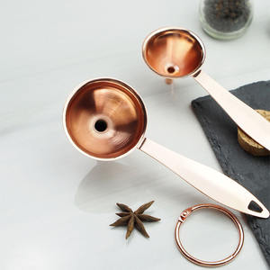 Bestseller: Set di 3 Imbuti Piccoli in Acciaio Inox Oro Rosa con Manico Lungo per Cucina - Product Image 5