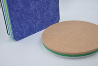 Panneaux acoustiques de plafond en feutre PET 100% polyester recyclé, panneaux acoustiques en polyester absorbant le son