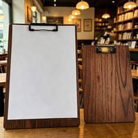 Tablero de Escritura A4 de Madera Pulida Gruesa Multifuncional, Único y Duradero, Personalizado, para Oficina, Porta Menús, Tablero de Exhibición