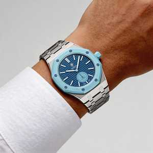 Brushed Polished Finish Solid 304 Stainless Steel Unibody Case with Strap for Royal Pop <strong>Mod</strong> <strong>Kit</strong> Business Replacement Band - Product Image 6