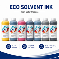 Encre éco-solvant à faible odeur et sans benzène pour imprimantes grand format compatibles avec les têtes d'impression Epson, Phantom, Audley, Xeda, Gongzheng