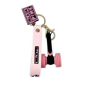 Nuevo llavero con luz LED de <span class=keywords><strong>BLACKPINK</strong></span>, mini martillo rosa, colgante para conciertos de Kpop, amuleto para bolso de Jisoo y Jennie - Product Image 4