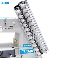 YS-008-12064P à 12 aiguilles Machine à smocker décorative à aiguilles multiples Machine à coudre industrielle