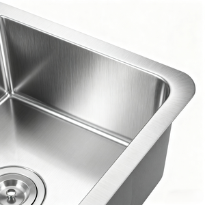 כיור מטבח מוצר חדש נירוסטה ss201/304 toprmount קערת יחיד עם מחיר המפעל - Product Image 3