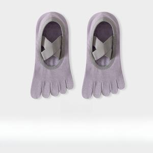 Calcetines de Yoga y Pilates Profesionales Antideslizantes de Cinco Dedos Personalizados - Product Image 3