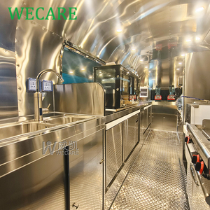 Wecare di động nhà hàng di động bằng Cháo nước trái cây sinh tố cà phê thanh Trailer Burger Pizza TACO kem thực phẩm Xe tải đầy đủ trang bị - Product Image 6
