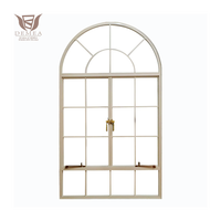 Ventanas Abatibles Francesas de Aluminio DEMEA AS2047 NFRC con Doble Acristalamiento, Insonorizadas, Vidrio Templado Low-e y Aleación de Aluminio