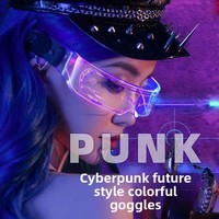 Lunettes LED intelligentes ACRYL, très vendues, lumineuses à 7 couleurs, pour hommes et femmes, pour les mariages, les discothèques, les fournitures de fête, les décorations