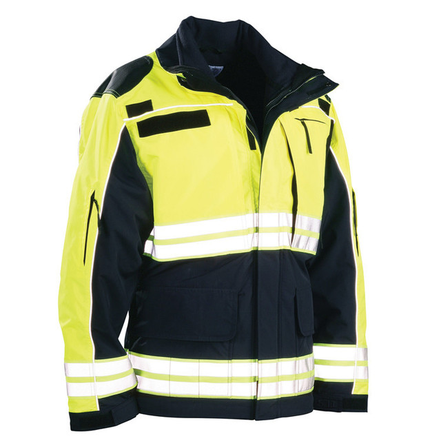 OEM 2 in 1 420D Oxford Waterproof Reflective Rain Traffic Jacket Hi-Vis Jacket Work Clothes Work Clothing
