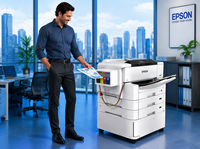 Imprimante jet d'encre couleur A3+ reconditionnée E-pson PX-S7110, 25PPM, haute vitesse, pour bureau professionnel, avec système d'encre CISS
