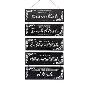 ป้ายไม้แขวนของตกแต่งบ้านติดผนังจี้ไม้คำขวัญป้ายตกแต่งวันพีชแบบกำหนดเอง - Product Image 6
