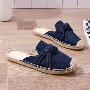 <span class=keywords><strong>En</strong></span> <span class=keywords><strong>gros</strong></span> pas cher naturel chanvre <span class=keywords><strong>semelle</strong></span> femmes chaussures de toile plate espadrilles - Product Image 3