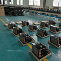 Unit kondensor Mini Motor SC15G 1/2 HP, kompresor kondensor R134a kulkas 115V/220V untuk ruang dingin