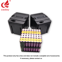 Boîtier de batterie cylindrique DIY Cedley 48V 16S en ABS+PC pour batteries lithium LiFePO4 18650/21700/26500, 5kWh, pour systèmes solaires, multicolore, sans BMS