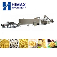 Ligne de production de snacks de maïs multi-formes pour bâtonnets soufflés et snacks extrudés