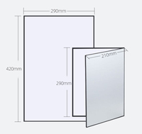 Tablero reflector de luz plegable para fotografía 3 en 1, tamaño A4 o A3 para naturaleza muerta, producto y sesión de fotos de alimentos