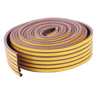 Adesivo a forma di D 9*6 porta finestra di <span class=keywords><strong>tenuta</strong></span> alle intemperie striscia di isolamento acustico della porta nastro anti-collisione protezione contro il <span class=keywords><strong>vento</strong></span> epdm guarnizione della porta - Product Image 4