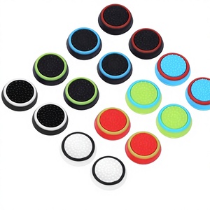 Coques de manettes en silicone pour joysticks analogiques, remplacement de capuchons de manettes pour <span class=keywords><strong>PS4</strong></span> PS3 PS2 Xbox One Xbox 360 Wii U - Product Image 1