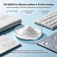 Résine vinyle MQ SH-5202P, additif silicone haute isolation résistant au vieillissement UV pour adhésifs PSA, revêtements, mastics et adhésifs de scellement