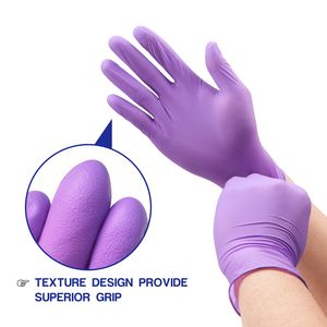 XINGYU 100 Stück pro Box Farbige Nitrilhandschuhe für Maniküre Größe XXL Einweg- und Puderfreie Nitrilhandschuhe für die Automobilindustrie - Product Image 6