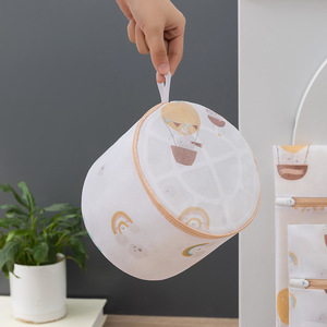 Bolsas de lavandería Yihang de malla fina impresas con un patrón de globo aerostático para ropa interior, sujetadores y suéteres, para usar en la lavadora. - Product Image 4