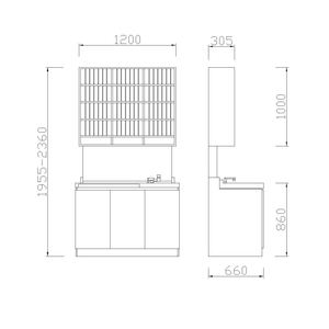 Estantes de exhibición eléctricos de acero inoxidable de alta calidad Estante de tienda de suministros de belleza Estante de góndola cosmética Estante de tienda de cosméticos 2727-36 - Product Image 5