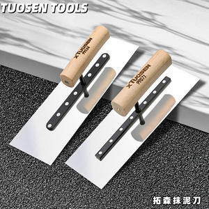 Truelle à plâtrer en acier inoxydable Tuosen 99534 avec poignée ergonomique pour une finition murale lisse - Product Image 2