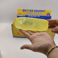 Jouet anti-stress réaliste en forme de beurre, super doux, à remontée lente, extensible, pour enfants et adultes