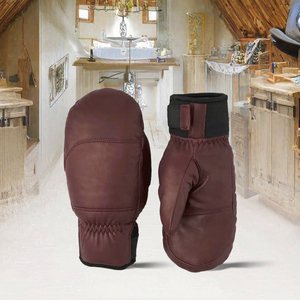 Gants chauffants électriques en cuir pour l'hiver, 3 niveaux de contrôle de la température, pour le snowboard et le ski - Product Image 2