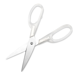 <b>Kitchen</b> <b>Scissors</b> Stainless Steel Semi Transparent Handle Multi Purpose For Home Use Cutting Chicken Bones - Product Image 2