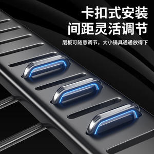 ชั้นวางของในครัวอเนกประสงค์ ดีไซน์แบบทาวเวอร์ ขยายได้ พับเก็บได้ ไม่ต้องติดตั้ง ผลิตจากเฉาโจว - Product Image 5