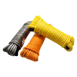 Cuerda de cabrestante UHMWPE de Color personalizada de alta calidad, cuerda de cabrestante eléctrica sintética para remolque todoterreno